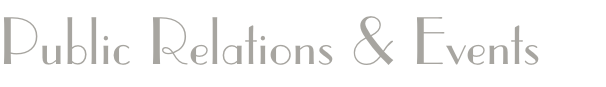 Public Relations & Events 